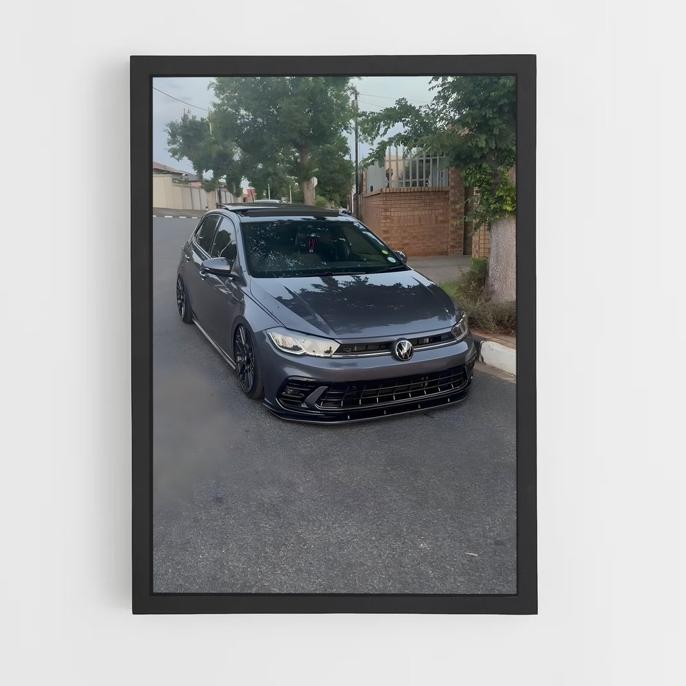 Poster Grey Racer – affiche Volkswagen (vue 2)